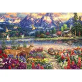 Grafika puzzel - Spring Mountain Majesty - 1000 stukjes legpuzzel.