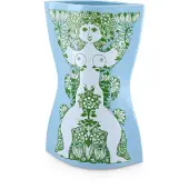 Bjørn Wiinblad Nina vaas Lichtblauw-groen, 28,5 cm