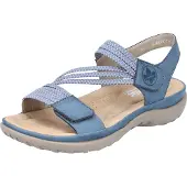 Rieker Sandaal 'Sandalette Damen 64870 14 Kunststoff (Synthetik) in blau' blauw