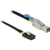 DeLOCK HDD Aansluitkabel [1x Mini-SAS-stekker (SFF-8643) - 1x Mini-SAS-stekker (SFF-8087)] 1 m Zwart