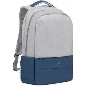 Rivacase 7567 Grijs / Donkerblauw Notebook rugzak tot 17.3"
