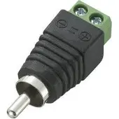 TRU COMPONENTS Cinch-Steckverbinder mit Schraubanschluss