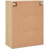 vidaXL Wandkast 69,5x34x90 cm sonoma eikenkleurig