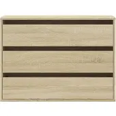 vidaXL Ladekast 80x41x58 cm bewerkt hout sonoma eikenkleurig