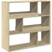 vidaXL Kamerscherm 100x33x94,5 cm bewerkt hout sonoma eikenkleurig
