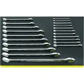 Stahlwille 96830174 TCS 13/21,6-34MM Ring-steeksleutelset Sleutelbreedte (metrisch) 8 - 19 mm