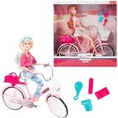 Toi-Toys Toi Toys Lauren Tienerpop Op Fiets Multi multi Kunststof Pop