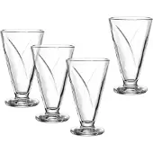 Leonardo CONO Schaal op voet 360ml - set/4