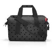 Reisenthel Allrounder M Reistas Sporttas - 18L - Glossy Dots Zwart