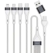 4smarts | 4in2 Multi oplaadkabel 25cm | Wit