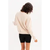 Justever Sweatshirt lichtbeige