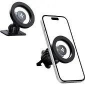 Spigen Magnetische Autohouder voor Telefoon, Zilver, MagSafe Compatibel