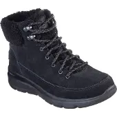 SKECHERS On-the-GO Glacial suède veterboots zwart maat 38