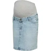 Vero moda Maternity Rok 'VMMTESSA' blauw denim