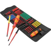 Wera 05006617001 Bitschroevendraaier VDE 26-delig Kruiskop Phillips, Kruiskop Pozidriv, Torx, Inbus, Plat
