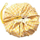 Play & Go Spielteppich - DM: 140 cm - Vichy Yellow - - One Size - Spielteppiche