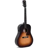 Sigma guitars JM-SGE Sunburst elektrisch-akoestische westerngitaar