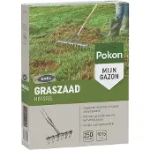 Pokon Graszaad Herstel - 250gr - Gazonherstel - Geschikt voor 10m² tot 15m² - Supersnel egaal groen gras