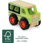 Small Foot - Houten Off-Road Jeep Groen
