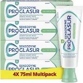 Sensodyne Proglasur Daily Protection - Tandpasta - Versterkt Tandglazuur - Beschermt Het Tandglazuur - Bevat Fluoride - Frisse Adem - Frisse Smaak - Voordeelverpakking 4 x 75ml