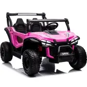 Lean cars S618 Roze auto op batterijen, 4x4