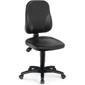 BIMOS Werkdraaistoel | wielen | kunstleer kussen zwart | 450-620 mm | 1 stuk - 9653Y-0551-602 9653Y-0551-602