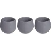 Usorteret Zelfwaterende kunststof bloempotten, Ø 14 cm, set van 3