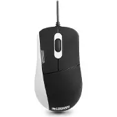 Urban Factory Desktop Silk Muis, geschikt voor zowel rechtshandigen als linkshandigen, optische muis, USB Type-A, 800 DPI, zwart