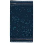 Pip studio Douchelaken Jasmin Jacquard Dark Blue (55 x 100 cm)
