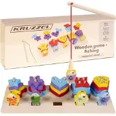 Kruzzel Houten legpuzzel met visspel