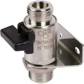 Ich-zapfe Muurbeugel met kraan, grootte: 7 mm