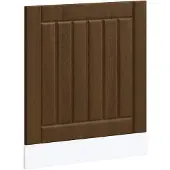 vidaXL Vaatwaspaneel Lucca bewerkt hout bruin eikenkleur