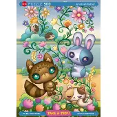 Sonstige Verlage puzzel 500 stukjes - Take a Trip - Kunst Jeremiah Ketner - Meerkleurig