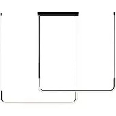 Milagro Lighting HORIZON LED-plafondlamp zwart, ML1180