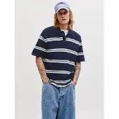 Jack & Jones Shirt 'JORMaine' nachtblauw / duifblauw / pastelblauw / wit