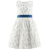 Happy girls Jurk blauw denim / wit