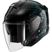 Shark Skwal Jet Reptaia Ece Open Helm