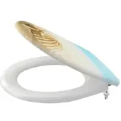 Alcadrain Toiletzitting SOFCLOSE, materiaal Duroplast, design SHELL