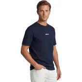 BOSS Shirt 'Chup' navy / lichtoranje / wit