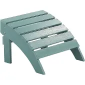 Beliani ADIRONDACK - Voetenbank - Turquoise - Kunsthout