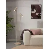 It´s about RoMi Vloerlamp Havana, crème / amber, Woon-/ Eetkamer, metaal, Design, vloerlamp