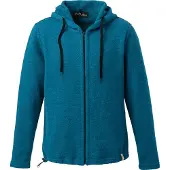 Mufflon - Kian - Merinohoodie XL, blauw