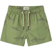 Salted Stories zwemshort groen Jongens Polyester All over print - maat 98/104
