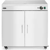 Hendi Dubbele bordenwarmer – roestvast staal – 3 planken – op wielen – 230V/800W