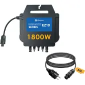 EnjoySolar Stroomomvormers, Micro-omvormer EZ1D (1800W) + kabelbundel