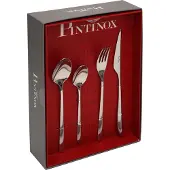 Pintinox Bestekset FLORENCE, set van 24 stuks, zilver,