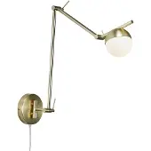 Nordlux Contina-wandlamp-G9-opaal glas/messing