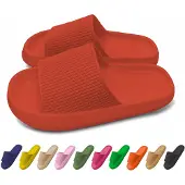 Lucovitaal Orthopedische Zomer Badslippers (Rood) Maat 35-36