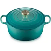 Le Creuset ronde braadpan 5,3 l Bleu Riviera