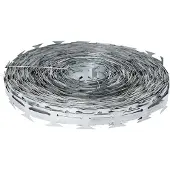 vidaXL Scheermes Draad Zilver 5000 x 1,9 cm Gegalvaniseerd staal